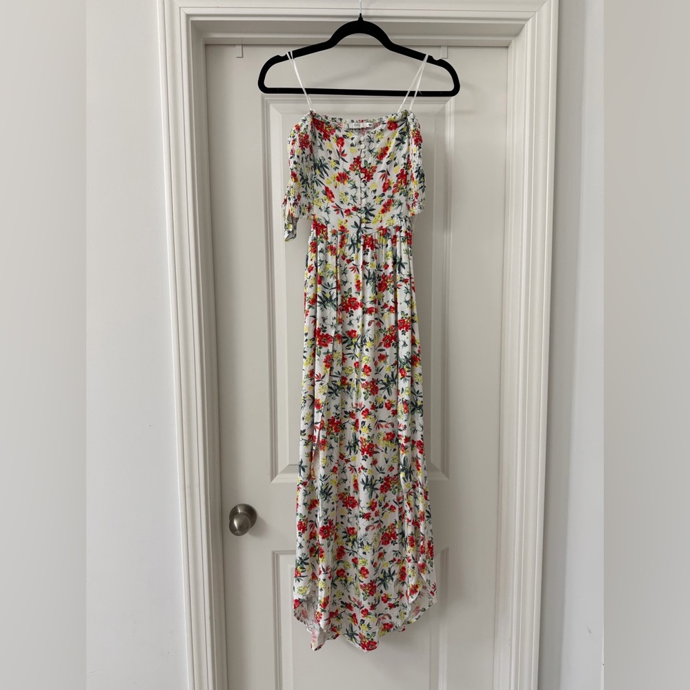 Lush/Lulus Strapless Floral Dress in White and Red | NWOT - Picture 5 of 6
